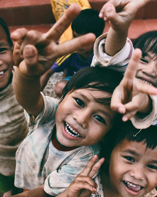 Children in school classroom